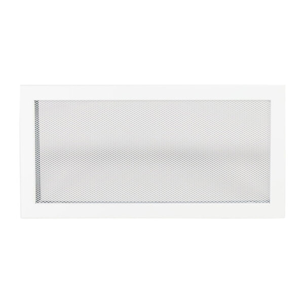 Ventlab Gitter mit Gittergewebe 450 x 220 mm, weiß