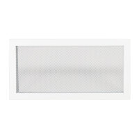 Ventlab Gitter mit Gittergewebe 450 x 220 mm, weiß