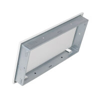 Ventlab Gitter mit Gittergewebe 450 x 220 mm, wei&szlig;