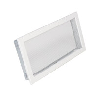 Ventlab Gitter mit Gittergewebe 450 x 220 mm, wei&szlig;