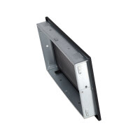 Ventlab Gitter mit Gittergewebe 450 x 240 mm, schwarz