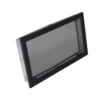 Ventlab Gitter mit Gittergewebe 450 x 240 mm, schwarz