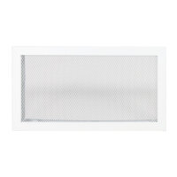 Ventlab Gitter mit Gittergewebe 450 x 240 mm, weiß