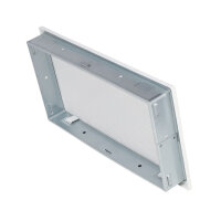 Ventlab Gitter mit Gittergewebe 450 x 240 mm, wei&szlig;