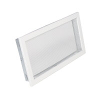 Ventlab Gitter mit Gittergewebe 450 x 240 mm, wei&szlig;