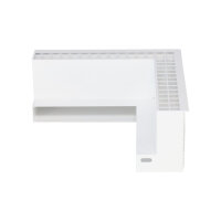 EasyLine Gitter Au&szlig;enecke 250 x 250 x 101 mm, wei&szlig;