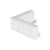 EasyLine Gitter Au&szlig;enecke 250 x 250 x 101 mm, wei&szlig;