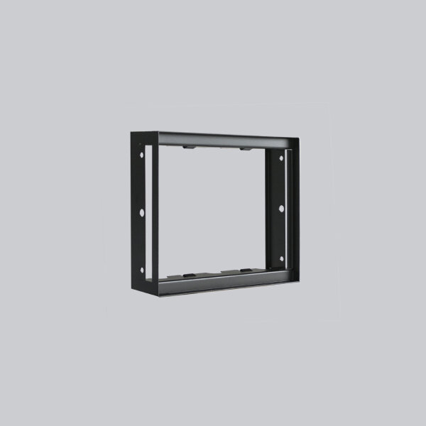 putzbündiger Rahmen 190 x 170 mm, schwarz