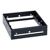 putzbündiger Rahmen 190 x 170 mm, schwarz