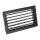 Ventlab Lamellengitter verstellbar 325 x 220 mm, schwarz