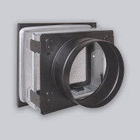 Stutzenblech 450 x 240 mm, mit 1 Stutzen Ø 125 mm,...