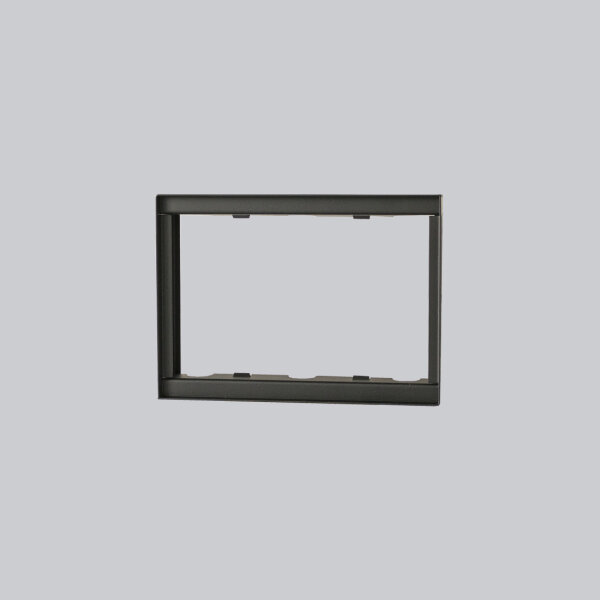 putzbündiger Rahmen 240 x 170 mm, schwarz