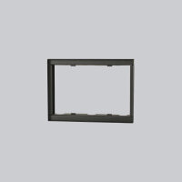 putzbündiger Rahmen 240 x 170 mm, schwarz