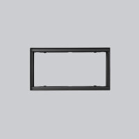 putzbündiger Rahmen 325 x 170 mm, schwarz