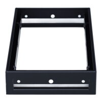 putzbündiger Rahmen 325 x 170 mm, schwarz