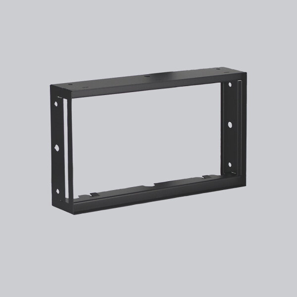 putzbündiger Rahmen 325 x 195 mm, schwarz