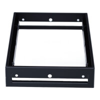 putzbündiger Rahmen 325 x 195 mm, schwarz