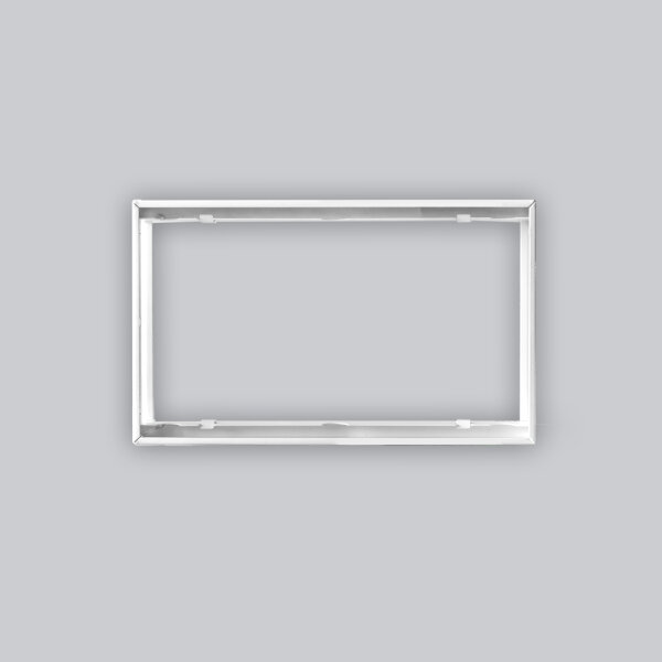 putzbündiger Rahmen 325 x 195 mm, weiß