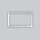 putzbündiger Rahmen 325 x 195 mm, weiß