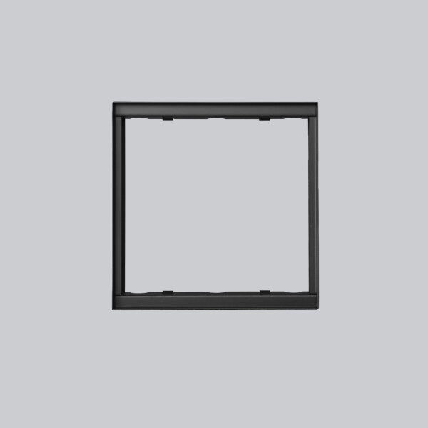 putzbündiger Rahmen 220 x 220 mm, schwarz