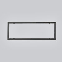 putzbündiger Rahmen 450 x 170 mm, schwarz