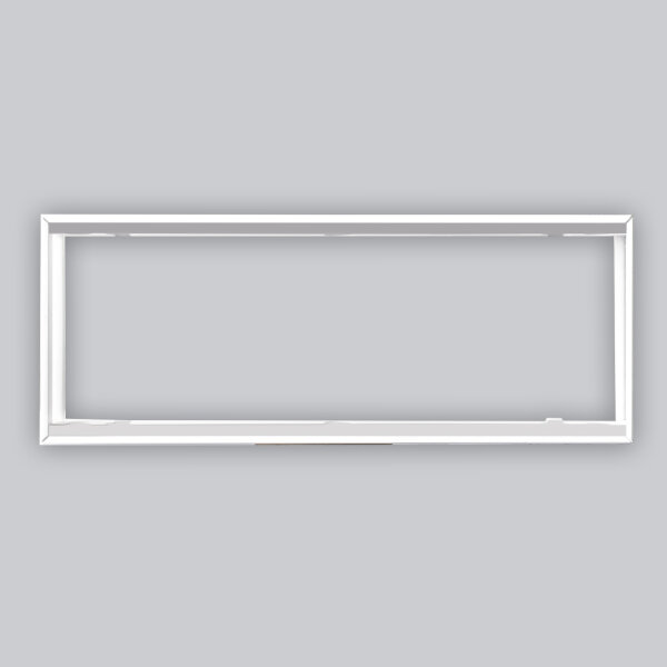 putzbündiger Rahmen 450 x 170 mm, weiß