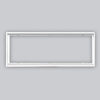 putzbündiger Rahmen 450 x 170 mm, weiß