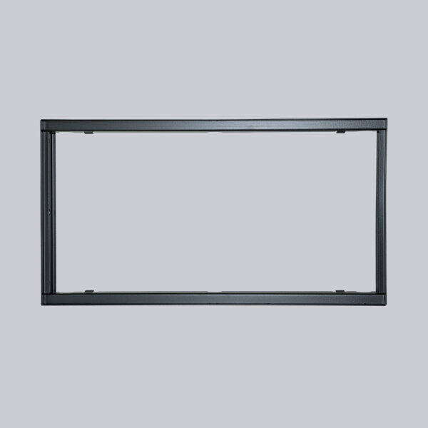 putzbündiger Rahmen 450 x 240 mm, schwarz