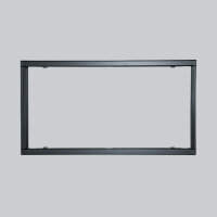 putzbündiger Rahmen 450 x 240 mm, schwarz