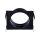 Stutzenblech 190 x 170 mm, mit 1 Stutzen Ø 150 mm, schwarz