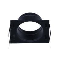 Stutzenblech 200 x 145 mm, mit 1 Stutzen &Oslash; 125 mm, schwarz