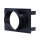 Stutzenblech 240 x 170 mm, mit 1 Stutzen Ø 125 mm, schwarz