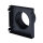 Stutzenblech 220 x 220 mm, mit 1 Stutzen Ø 125 mm, schwarz