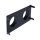 Stutzenblech 450 x 240 mm, mit 2 Stutzen Ø 125 mm, schwarz