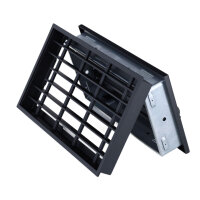 Ventlab Deckengitter verstellbar, Gitterma&szlig; 325 x 170 mm, schwarz