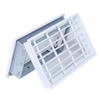 Ventlab Deckengitter verstellbar, Gitterma&szlig; 325 x 170 mm, wei&szlig;