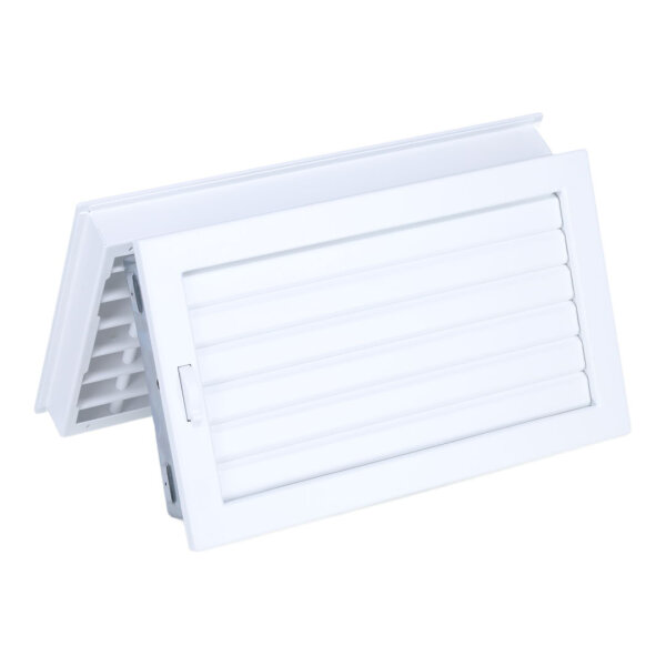 Ventlab Deckengitter verstellbar, Gittermaß 325 x 195 mm, weiß
