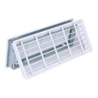 Ventlab Deckengitter verstellbar, Gitterma&szlig; 450 x 170 mm, wei&szlig;