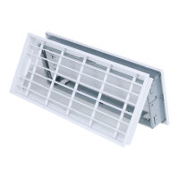 Ventlab Deckengitter verstellbar, Gitterma&szlig; 450 x 170 mm, wei&szlig;