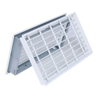 Ventlab Deckengitter verstellbar, Gitterma&szlig; 450 x 240 mm, wei&szlig;