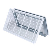 Ventlab Deckengitter verstellbar, Gitterma&szlig; 450 x 240 mm, wei&szlig;