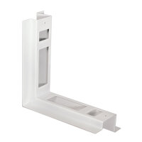 Open AirLiner Ecke Wand/Boden  90°, weiß