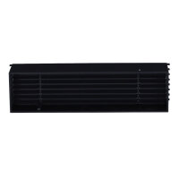 Open Air 9 &ndash; SubSteel Luftgitter, 350 x 100 mm, schwarz