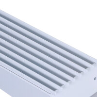 Open Air 9 &ndash; SubSteel Luftgitter, 350 x 100 mm, wei&szlig;