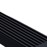 Open Air 9 &ndash; SubSteel Luftgitter, 1.000 x 100 mm, schwarz