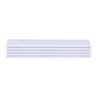 Open Air 10 - SubSteel Small  Luftgitter, 350 x 60 mm,...