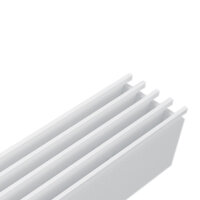 Open Air 10 - SubSteel Small  Luftgitter, 350 x 60 mm, wei&szlig;