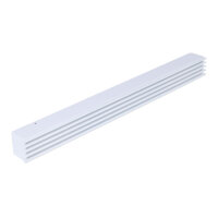 Open Air 10 - SubSteel Small Luftgitter, 650 x 60 mm, wei&szlig;