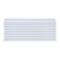 Open Air 11 - SubSteel Luftgitter, 350 x 150 mm, weiß