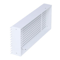 Open Air 11 - SubSteel Luftgitter, 350 x 150 mm, wei&szlig;